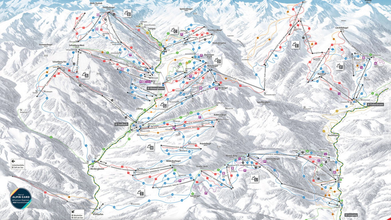 Orientierung im Skicircus