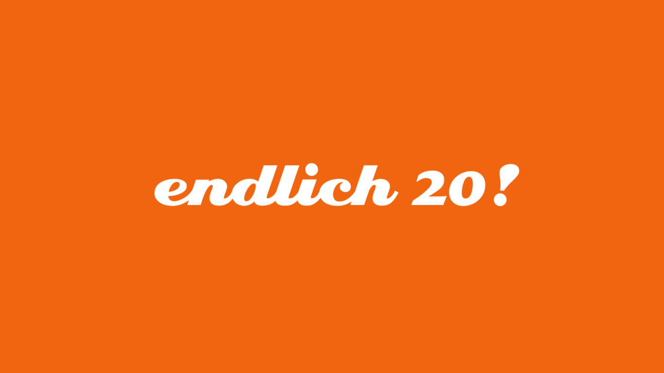 endlich 20! – Der WEI SRAUM feiert Geburtstag