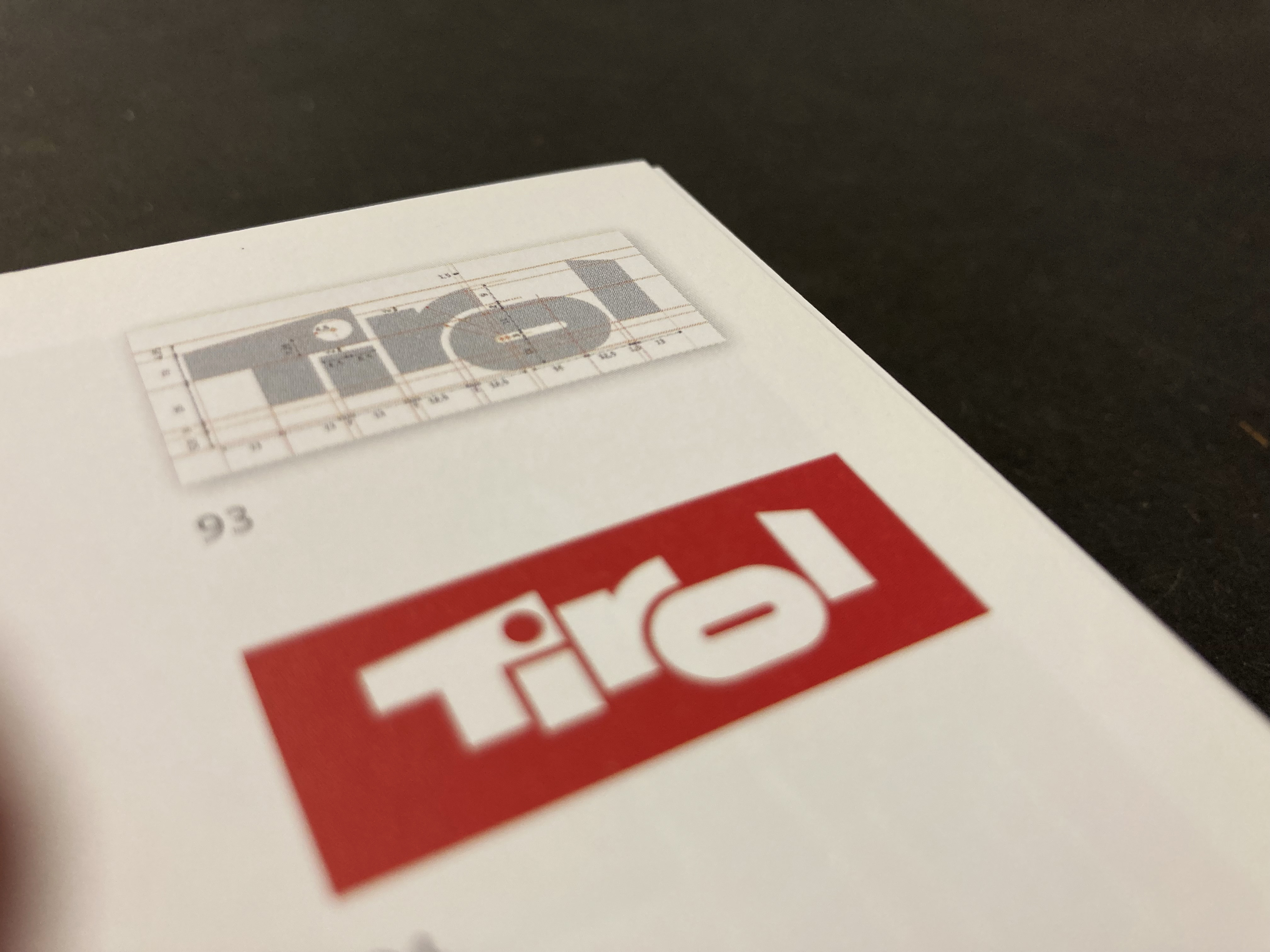 Das von Arthur Zelger entworfene Tirol-Logo