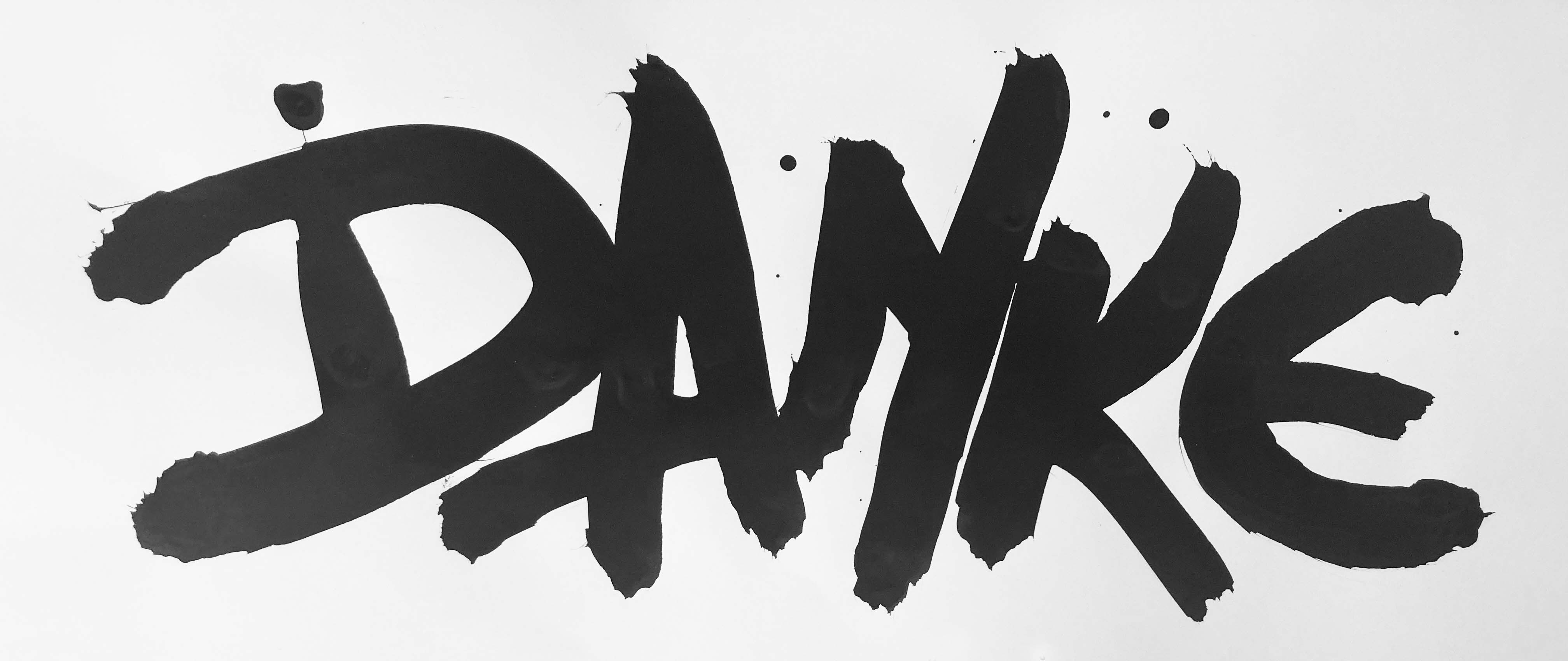 DANKE, Lettering von Petra Wöhrmann (D) 