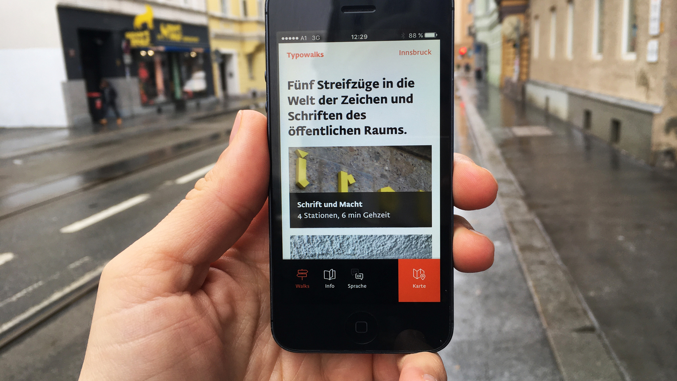 App Typowalks Innsbruck